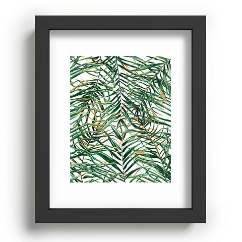 Marta Barragan Camarasa Exotic Leaves Recessed Framing Rectangle