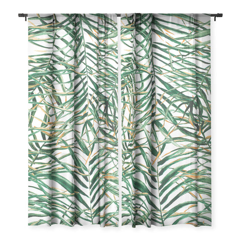 Marta Barragan Camarasa Exotic Leaves Sheer Non Repeat