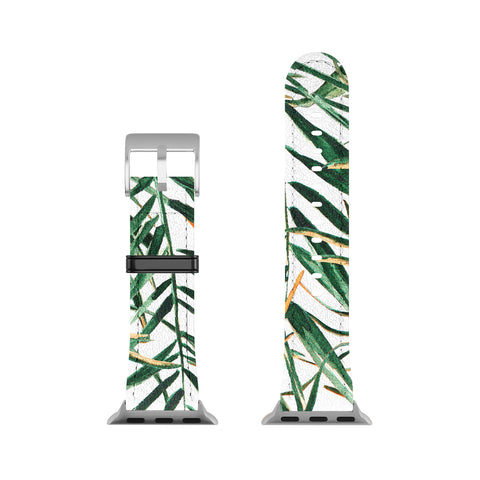 Marta Barragan Camarasa Exotic Leaves Apple Watch Band