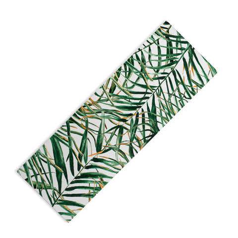 Marta Barragan Camarasa Exotic Leaves Yoga Mat