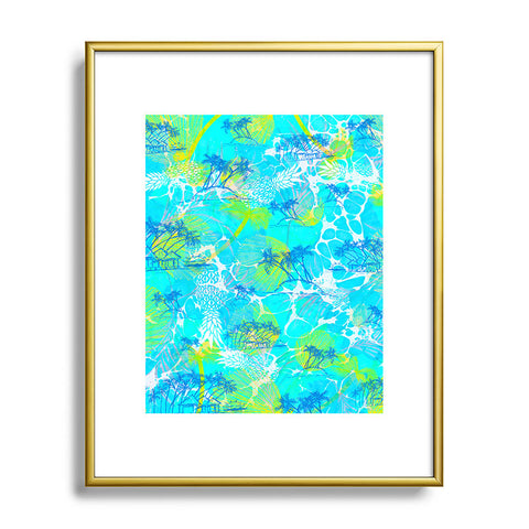 Marta Barragan Camarasa Exotic Marble II Metal Framed Art Print