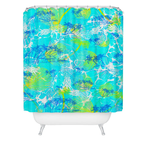 Marta Barragan Camarasa Exotic Marble II Shower Curtain