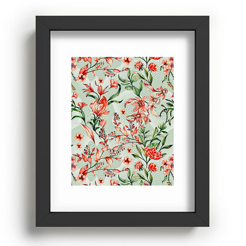 Marta Barragan Camarasa Exotic tropical bloom 027 Recessed Framing Rectangle