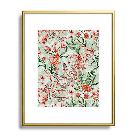 Marta Barragan Camarasa Exotic tropical bloom 027 Metal Framed Art Print