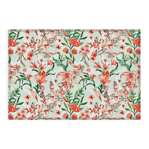 Marta Barragan Camarasa Exotic tropical bloom 027 Outdoor Rug