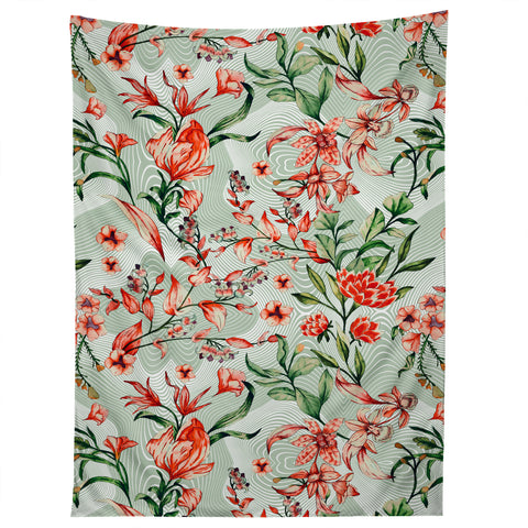Marta Barragan Camarasa Exotic tropical bloom 027 Tapestry