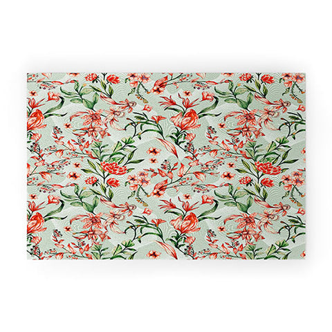Marta Barragan Camarasa Exotic tropical bloom 027 Welcome Mat