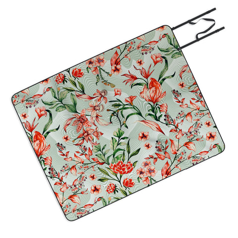 Marta Barragan Camarasa Exotic tropical bloom 027 Picnic Blanket