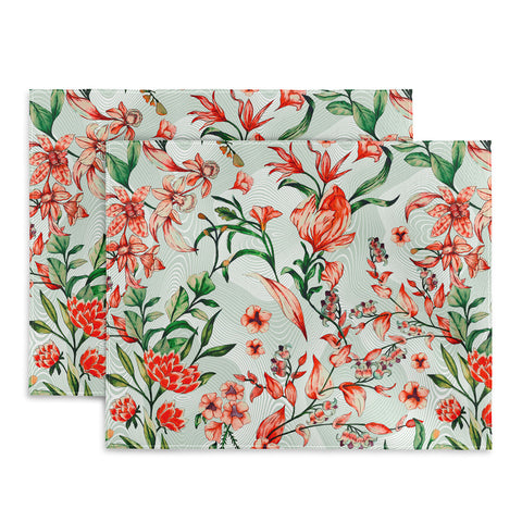 Marta Barragan Camarasa Exotic tropical bloom 027 Placemat
