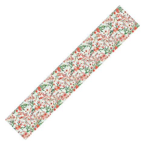 Marta Barragan Camarasa Exotic tropical bloom 027 Table Runner