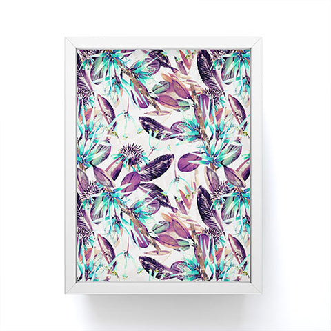 Marta Barragan Camarasa Exotic winter botany Framed Mini Art Print