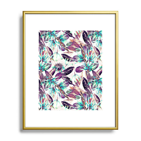 Marta Barragan Camarasa Exotic winter botany Metal Framed Art Print