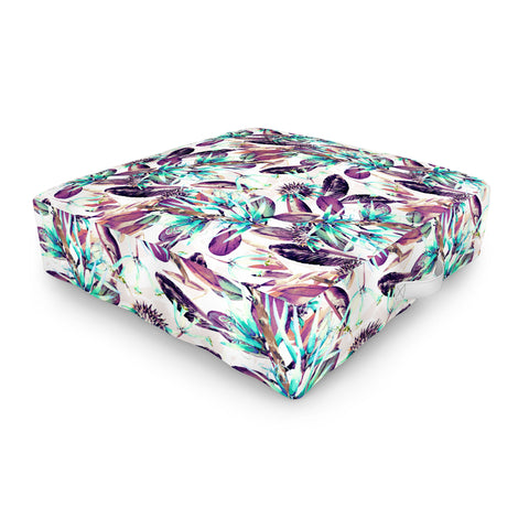 Marta Barragan Camarasa Exotic winter botany Outdoor Floor Cushion
