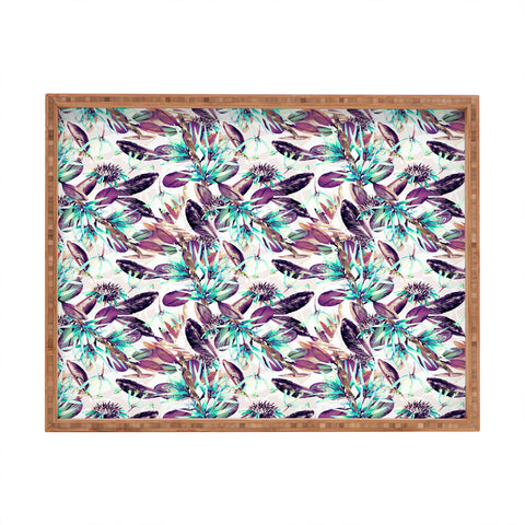 Marta Barragan Camarasa Exotic winter botany Rectangular Tray