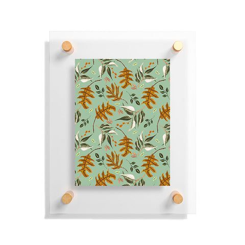 Marta Barragan Camarasa Fall of fall leaves Floating Acrylic Print