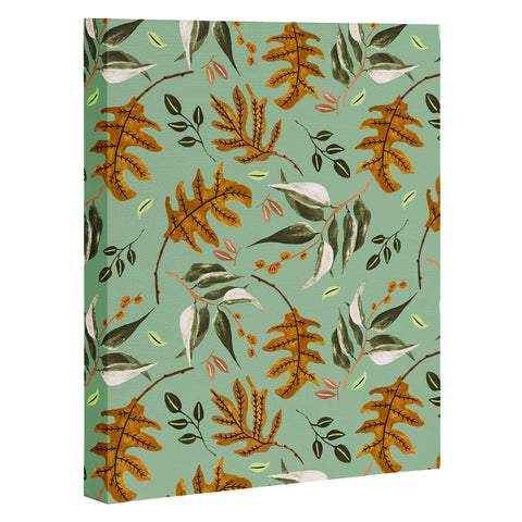 Marta Barragan Camarasa Fall of fall leaves Art Canvas