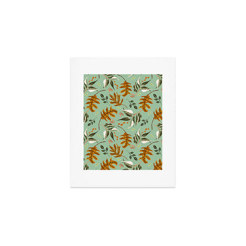 Marta Barragan Camarasa Fall of fall leaves Art Print