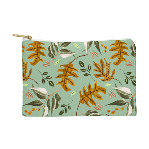 Marta Barragan Camarasa Fall of fall leaves Pouch