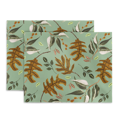 Marta Barragan Camarasa Fall of fall leaves Placemat