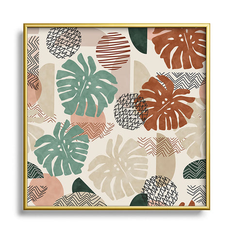 Marta Barragan Camarasa Fantasy abstract nature Square Metal Framed Art Print