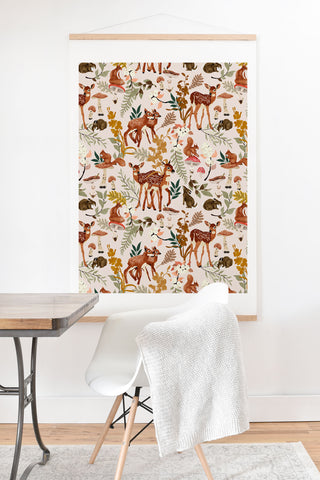 Marta Barragan Camarasa Fawns in the autumn forest Art Print And Hanger