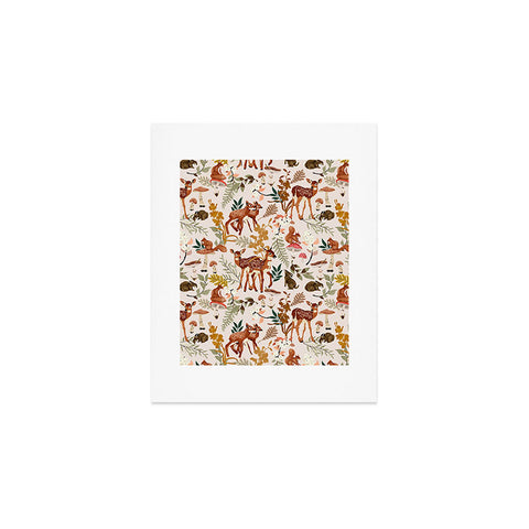 Marta Barragan Camarasa Fawns in the autumn forest Art Print