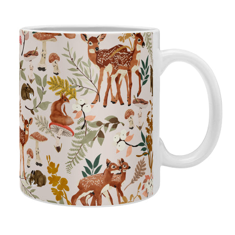 Marta Barragan Camarasa Fawns in the autumn forest Coffee Mug