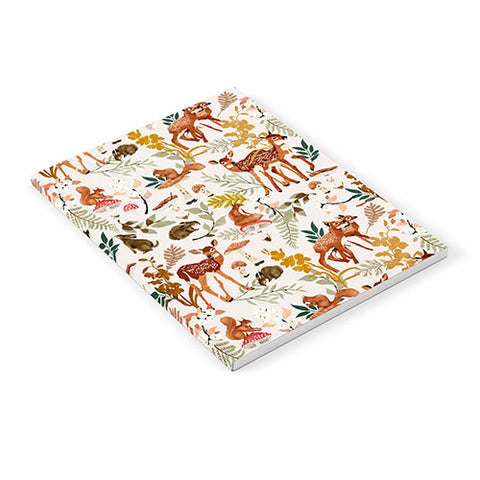 Marta Barragan Camarasa Fawns in the autumn forest Notebook