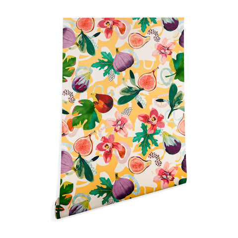 Marta Barragan Camarasa Figs and tropical flowers Wallpaper