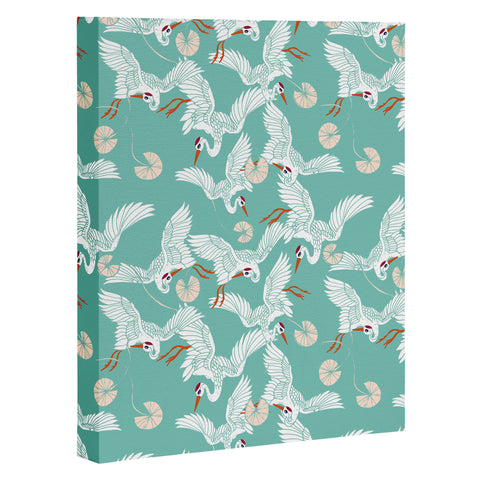 Marta Barragan Camarasa Flock of crane birds I Art Canvas