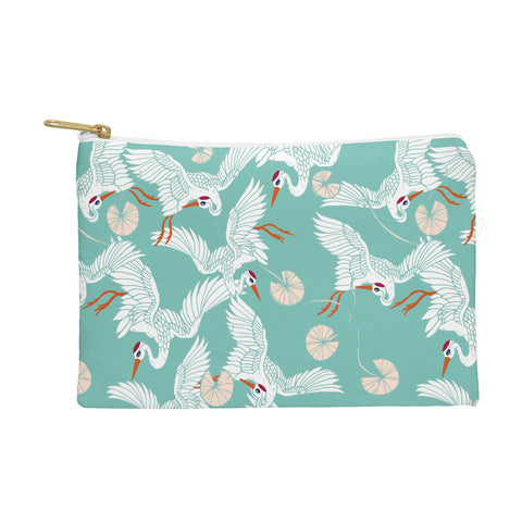 Marta Barragan Camarasa Flock of crane birds I Pouch