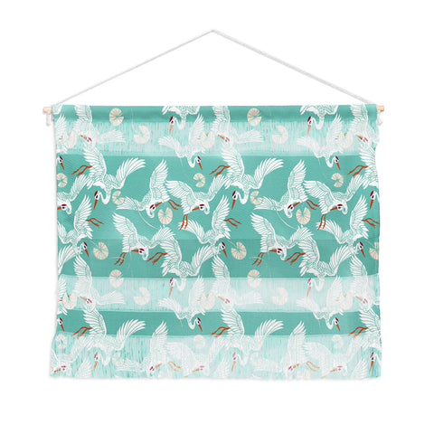 Marta Barragan Camarasa Flock of crane birds I Wall Hanging Landscape
