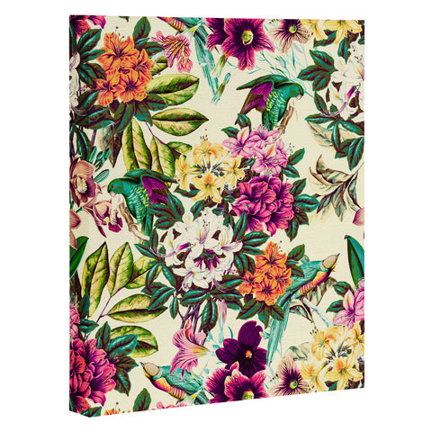 Marta Barragan Camarasa Floral and exotic birds Art Canvas