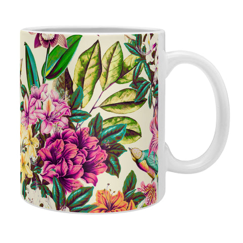 Marta Barragan Camarasa Floral and exotic birds Coffee Mug