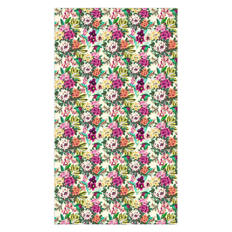 Marta Barragan Camarasa Floral and exotic birds Tablecloth