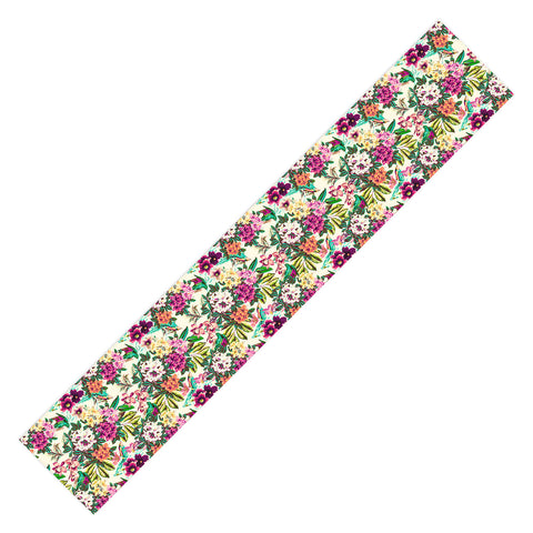 Marta Barragan Camarasa Floral and exotic birds Table Runner