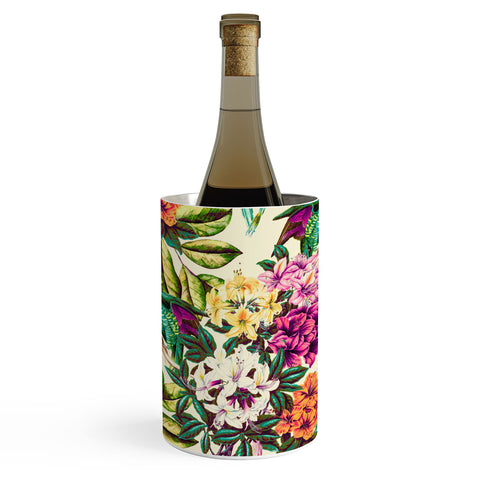 Marta Barragan Camarasa Floral and exotic birds Wine Chiller