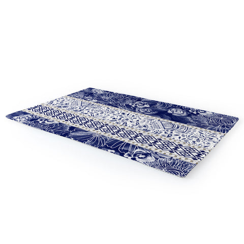Marta Barragan Camarasa Floral Indigo Area Rug