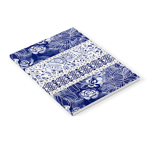 Marta Barragan Camarasa Floral Indigo Notebook