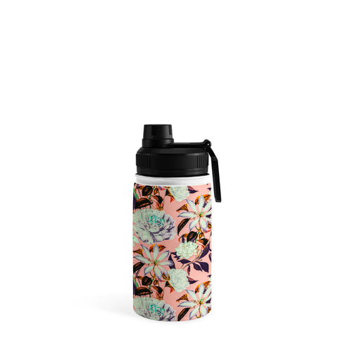 Marta Barragan Camarasa Floral vintage blooms Water Bottle