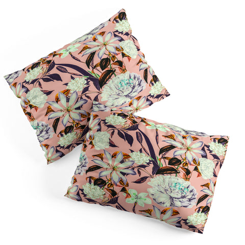 Marta Barragan Camarasa Floral vintage blooms Pillow Shams