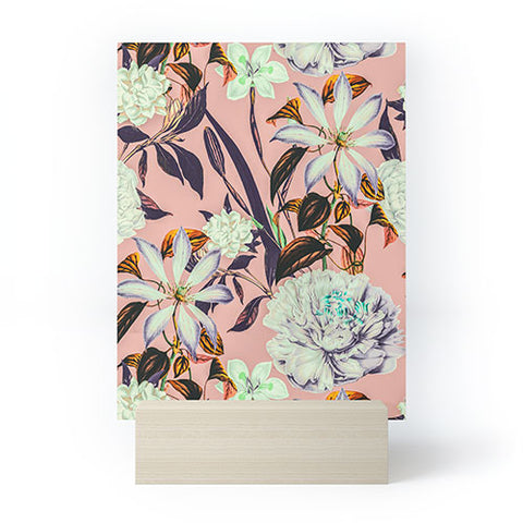 Marta Barragan Camarasa Floral vintage blooms Mini Art Print