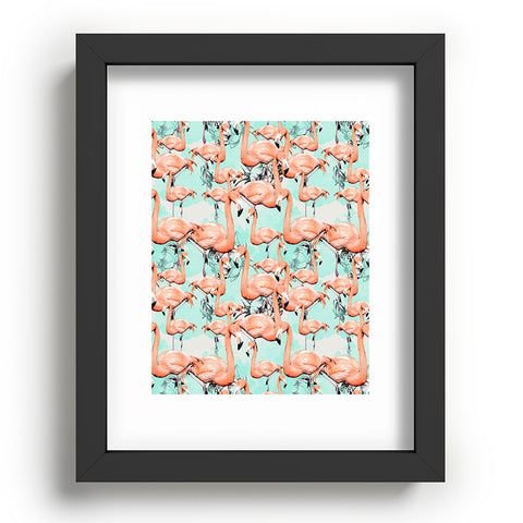 Marta Barragan Camarasa Flourishing between flamingos Recessed Framing Rectangle