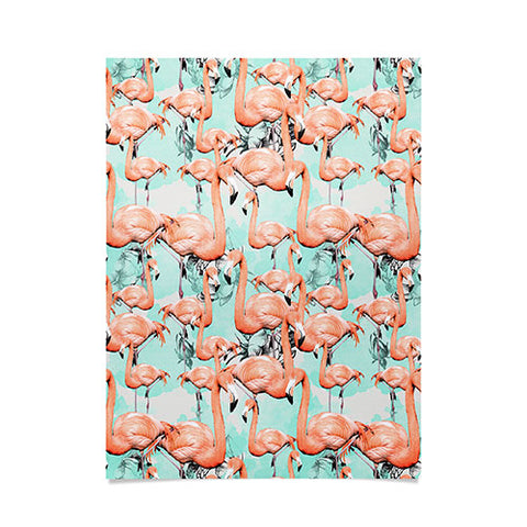 Marta Barragan Camarasa Flourishing between flamingos Poster