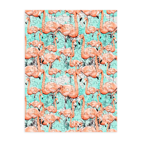 Marta Barragan Camarasa Flourishing between flamingos Puzzle