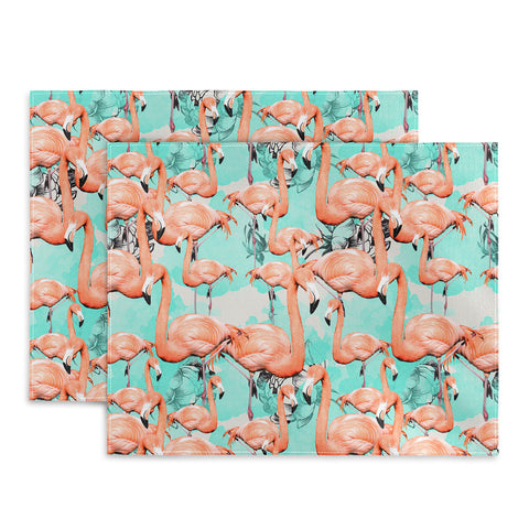 Marta Barragan Camarasa Flourishing between flamingos Placemat