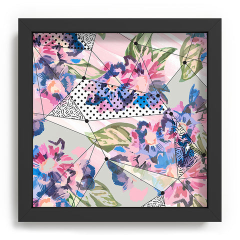 Marta Barragan Camarasa Flower geometric stroke Recessed Framing Square