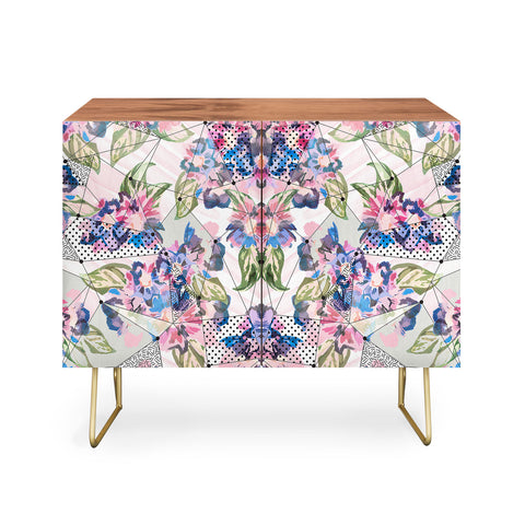 Marta Barragan Camarasa Flower geometric stroke Credenza