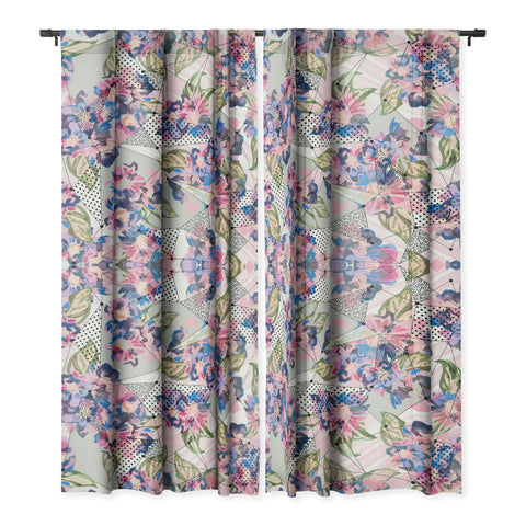 Marta Barragan Camarasa Flower geometric stroke Blackout Non Repeat