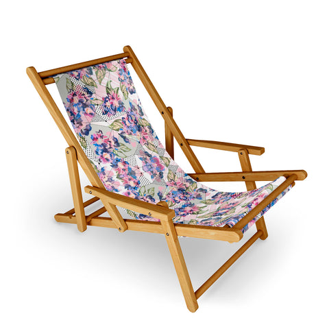 Marta Barragan Camarasa Flower geometric stroke Sling Chair